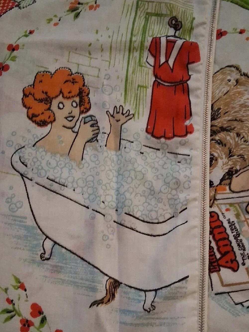 Vintage Little Orphan Annie Full Size Duvet Cover!!! Excluded From Sale
